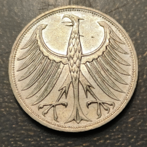 ALEMANIA GERMANY 5 MARK 5 MARCOS 1966 G EBC