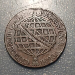 BRASIL BRAZIL PORTUGAL JOSE I 20 REIS 1774 MBC