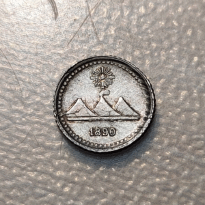 GUATEMALA 1/4 REAL 1890 SC-/SC