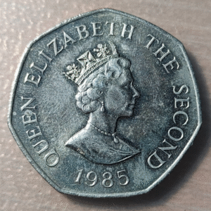 JERSEY 50 PENCE 1985 SC-