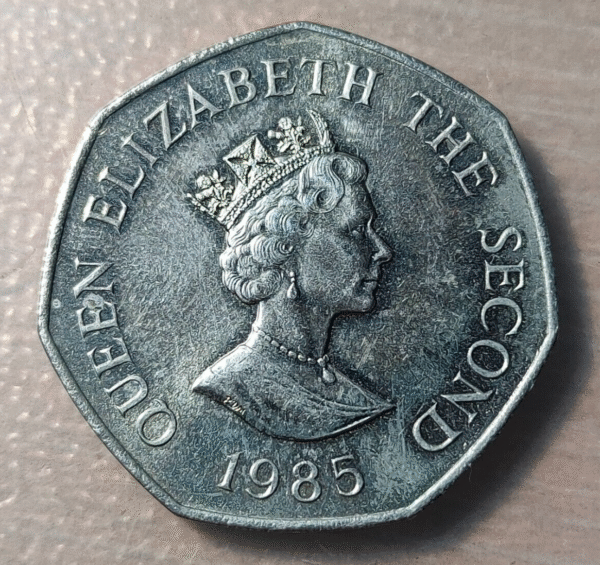 JERSEY 50 PENCE 1985 SC-