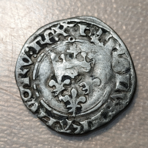 FRANCIA FRANCE CHARLES VI CARLOS VI (1417-1480) 1 GROS 2,88g MBC