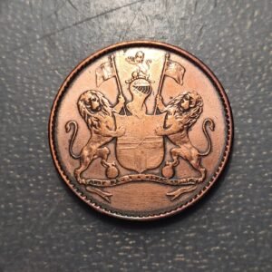 SANTA HELENA 1/2 PENNY 1821 MBC