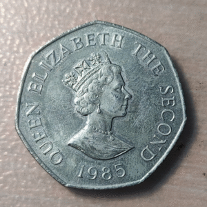 JERSEY 50 PENCE 1985 SC-