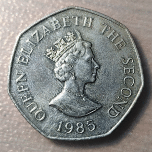 JERSEY 50 PENCE 1985 SC-