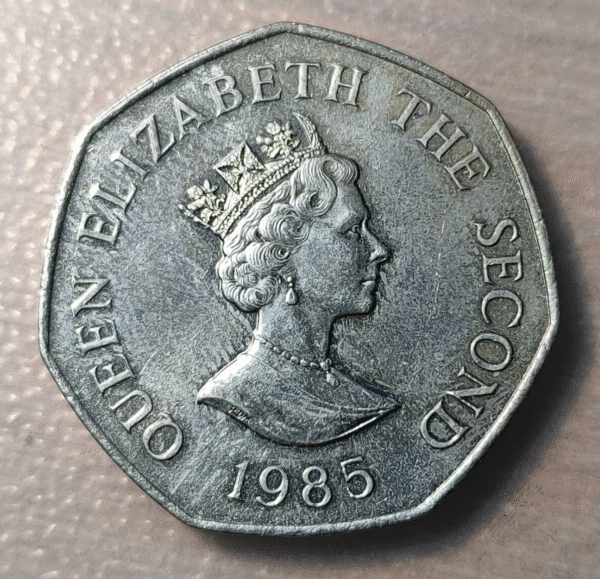 JERSEY 50 PENCE 1985 SC-