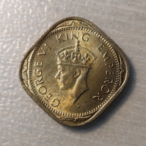 INDIA 2 ANNAS 1942 EBC