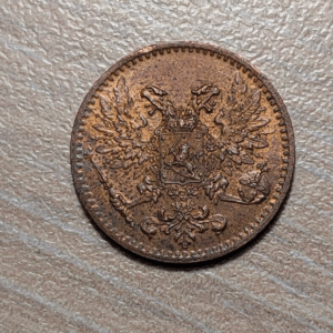 FINLAND FINLANDIA 1 PENNI 1917