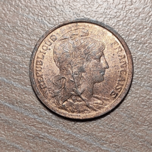 FRANCE FRANCIA 1 CENTIME 1919 SC UNC