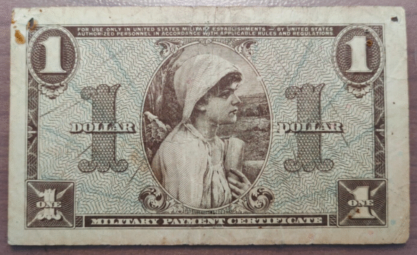 USA UNITED STATES EEUU ESTADOS UNIDOS US ARMY 1 DOLLAR (1954-58) PM 33 - Imagen 2