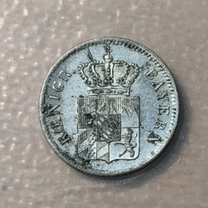 GERMANY ALEMANIA BAVARIA 1 KREUZER 1842 KM 799 EBC
