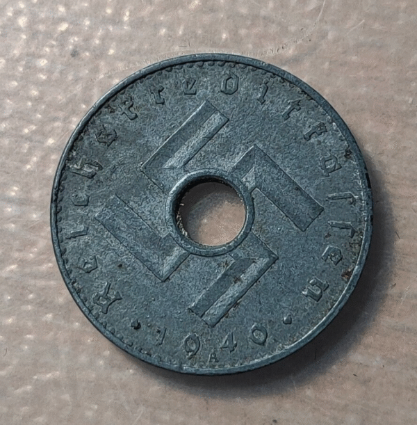 NAZI GERMANY ALEMANIA NAZI 5 PFENNIG 1940 A MBC+/EBC