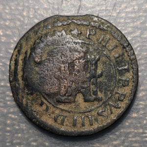 ESPAÑA SPAIN FELIPE III RESELLADA 8 MARAVEDIS VIII BURGOS S/F SOBRE 2 MR 1601