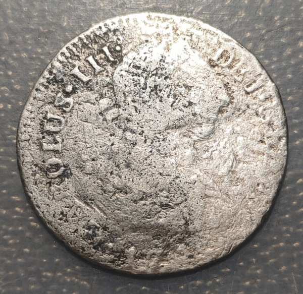 PERU LIMA CHARLES III SPANISH COLONIAL 2 REALES 178? MI 5,21g CORROSIONS