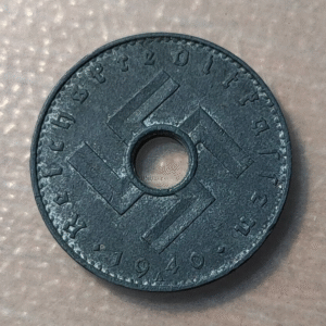 NAZI GERMANY ALEMANIA NAZI 5 PFENNIG 1940 A EBC+ ESCASA SCARCE