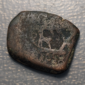 ESPAÑA SPAIN FELIPE IV RESELLADA 4 MARAVEDIS 1658 TOLEDO