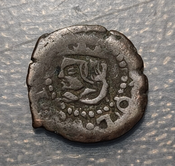 ESPAÑA VALENCIA CARLOS II DINER 1683