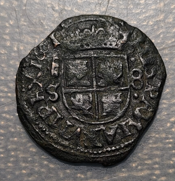 ESPAÑA SEGOVIA FELIPE IV 8 MARAVEDIS 1661 S MBC