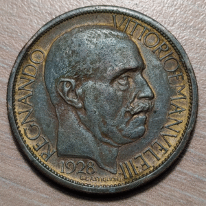 ITALIA REINO VITTORIO EMANUELE III 20 CENTESIMI 1928 BONO EXPOSICION MILAN MBC