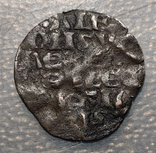 ESPAÑA ALFONSO X DINERO SIN MARCA DE CECA (1252-1284) - Imagen 2