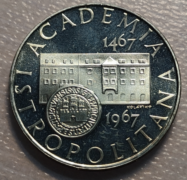 CHECOSLOVAQUIA CZECHOSLOVAKIA 10 KORUN 10 CORONAS 1967 PROOF PRUEBA SC UNC