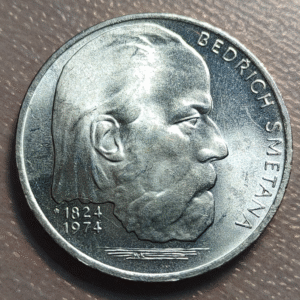 CHECOSLOVAQUIA CZECHOSLOVAKIA BEDRICH SMETANA 100 KORUN 100 CORONAS 1974 SC UNC