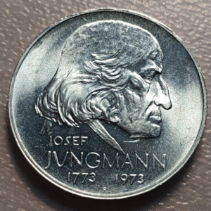 CHECOSLOVAQUIA CZECHOSLOVAKIA JOSEF JUNGMANN 50 KORUN 50 CORONAS 1973 SC UNC