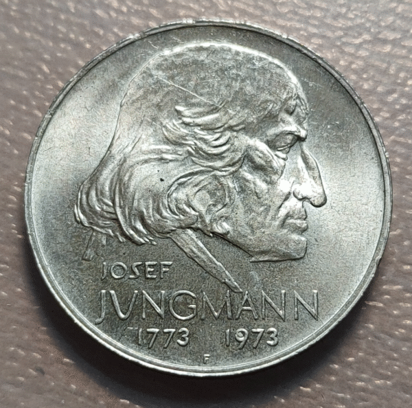 CHECOSLOVAQUIA CZECHOSLOVAKIA JOSEF JUNGMANN 50 KORUN 50 CORONAS 1973 SC UNC