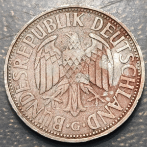 ALEMANIA GERMANY 2 MARK 2 MARCOS 1951 G BC+