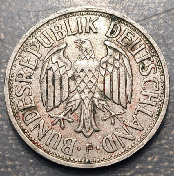 ALEMANIA GERMANY 2 MARK 2 MARCOS 1951 F MBC-/MBC