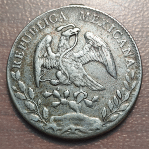 MEXICO 8 REALES 1893 AM MBC-
