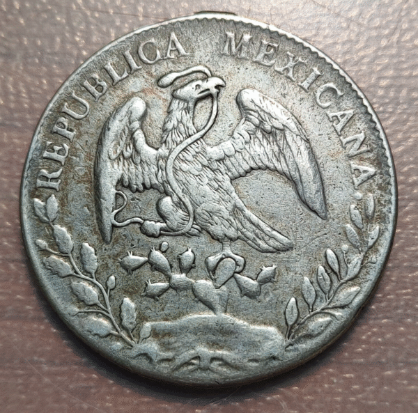 MEXICO 8 REALES 1893 AM MBC-