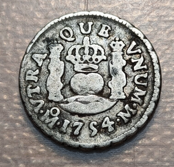 MEXICO FERNANDO VI 1/2 REAL 1754 M MBC