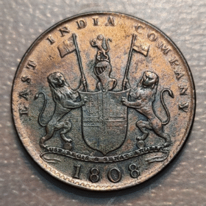 EAST INDIA COMPANY MADRAS ADMIRAL GARDNER X CASH 1808 MBC+