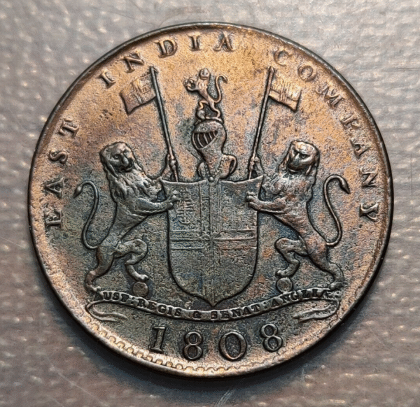 EAST INDIA COMPANY MADRAS ADMIRAL GARDNER X CASH 1808 MBC+