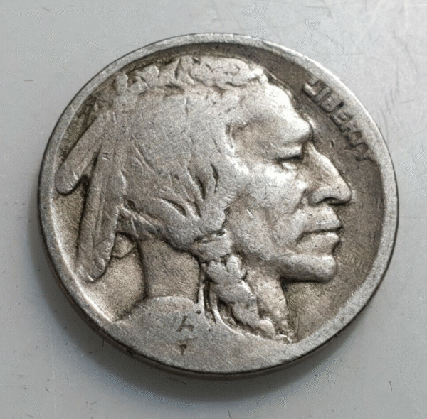 ESTADOS UNIDOS EEUU UNITED STATES USA 5 CENTS 1923 BUFFALO NICKEL MBC-