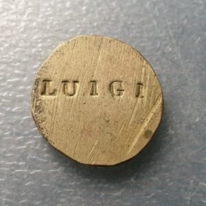 FRANCIA PONDERAL COIN WEIGHT MONETARY WEIGHT LOUIS LUIS "LUIGI " 7,64 g