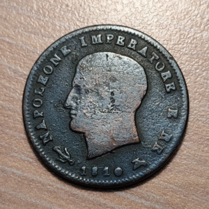 ITALIA REINO NAPOLEON BONAPARTE 3 CENTESIMI 1810 V 0/1 VENECIA VENEZIA