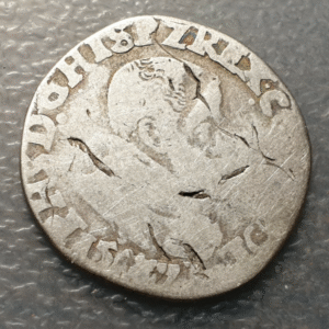 IMPERIO ESPAÑOL PAISES BAJOS DORDRECHT FELIPE II 1/5 FILIPSDAALDER ECU 1571? BC+