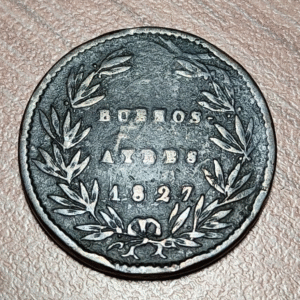 ARGENTINA BUENOS AIRES 5/10 REAL 1827 KM 3 MBC-