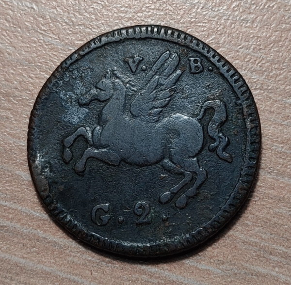 ITALIA SICILIA PALERMO FERDINANDO III INFANTE ESPAÑA 2 GRANI 1815 MBC- - Imagen 2