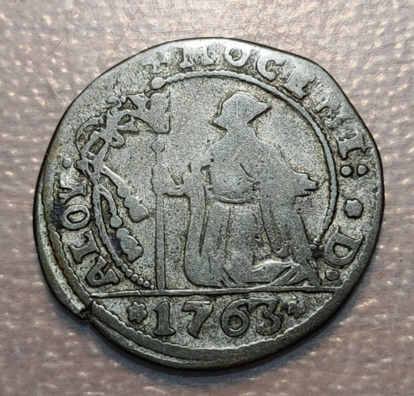 ITALIA VENEZIA VENECIA ALVISE MOCENIGO ALVISE IV MOCENIGO 15 SOLDI 1763 - Imagen 2
