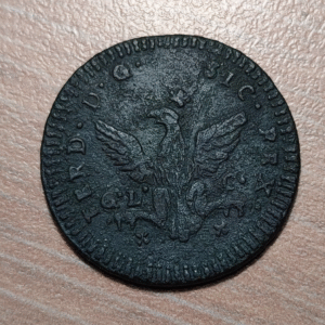 ITALIA SICILIA PALERMO FERDINANDO III INFANTE ESPAÑA 1 GRANO 1776 G.C. EBC+