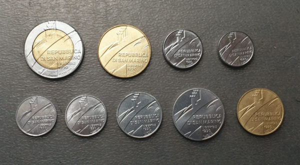 SAN MARINO 1990 SERIE ANUAL MONEDAS  1+2+5+10+20+50+100+200+500 LIRE SC UNC - Imagen 2