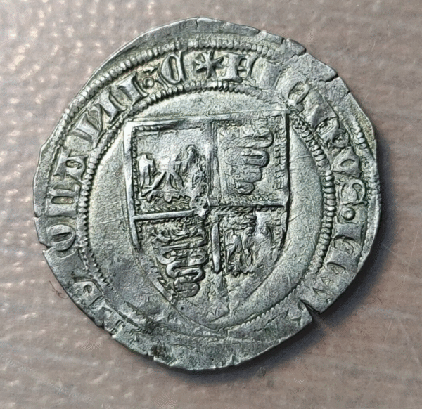 ITALIA MILAN FILIPPO MARIA VISCONTI 1412-1447 GROSSO DE 2 SOLDI S. AMBROSIO EBC - Imagen 2
