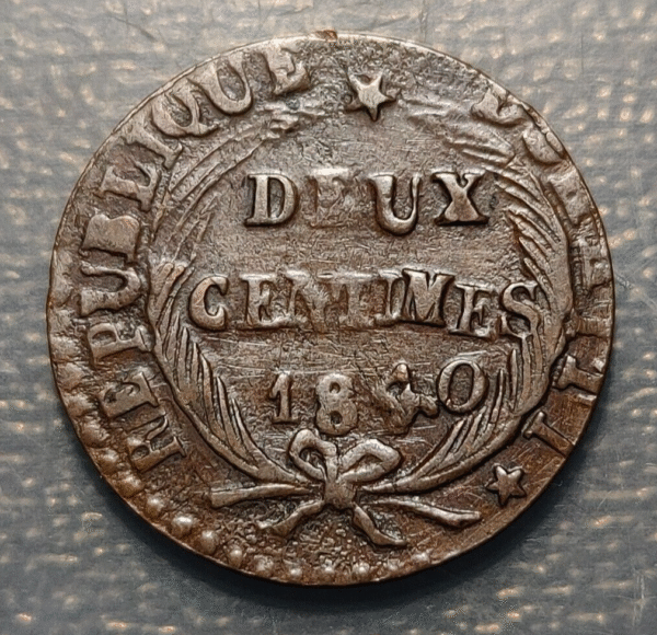 HAITI 2 CENTIMES AN 37 1940 MBC - Imagen 2