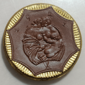 ALEMANIA SAJONIA SACHSEN SAXONY 20 MARK 20 MARCOS 1921 PORCELANA 31 mm