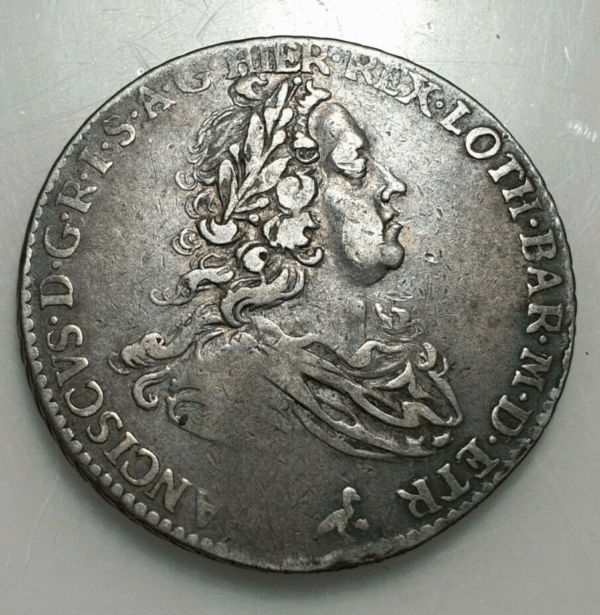 ITALIA FRANZ I AUSTRIA FRANCESCO III TOSCANA 1/2 FRANCESCONE 1746 MBC- ESCASA