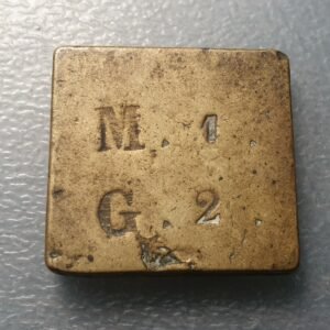 ITALIA? PONDERAL COIN WEIGHT MONETARY WEIGHT A IDENTIFICAR " M 1 G 2 " 39,83 g