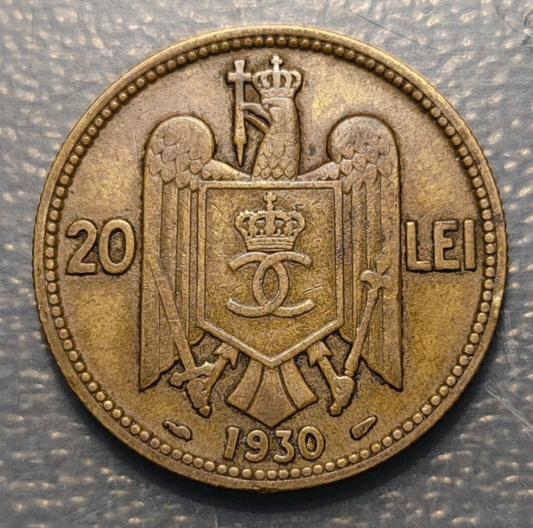 RUMANIA ROMANIA CAROL III 20 LEI 1930 MBC - Imagen 2